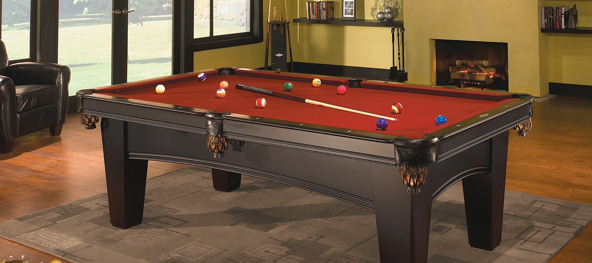 brunswick pool tables room size